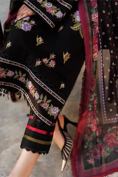 Alizeh | Eid Festive Lawn | AF-EL-7051-Vogue-Brand:Alizeh-Type:Ladies Clothes-Black-Lawn-House of Maryam- Buy in UK, USA