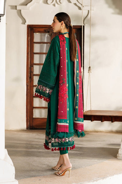 Alizeh | Eid Festive Lawn | AF-EL-7053-Evlyn-Brand:Alizeh-Type:Ladies Clothes-Bottle Green-Lawn-House of Maryam- Buy in UK, USA