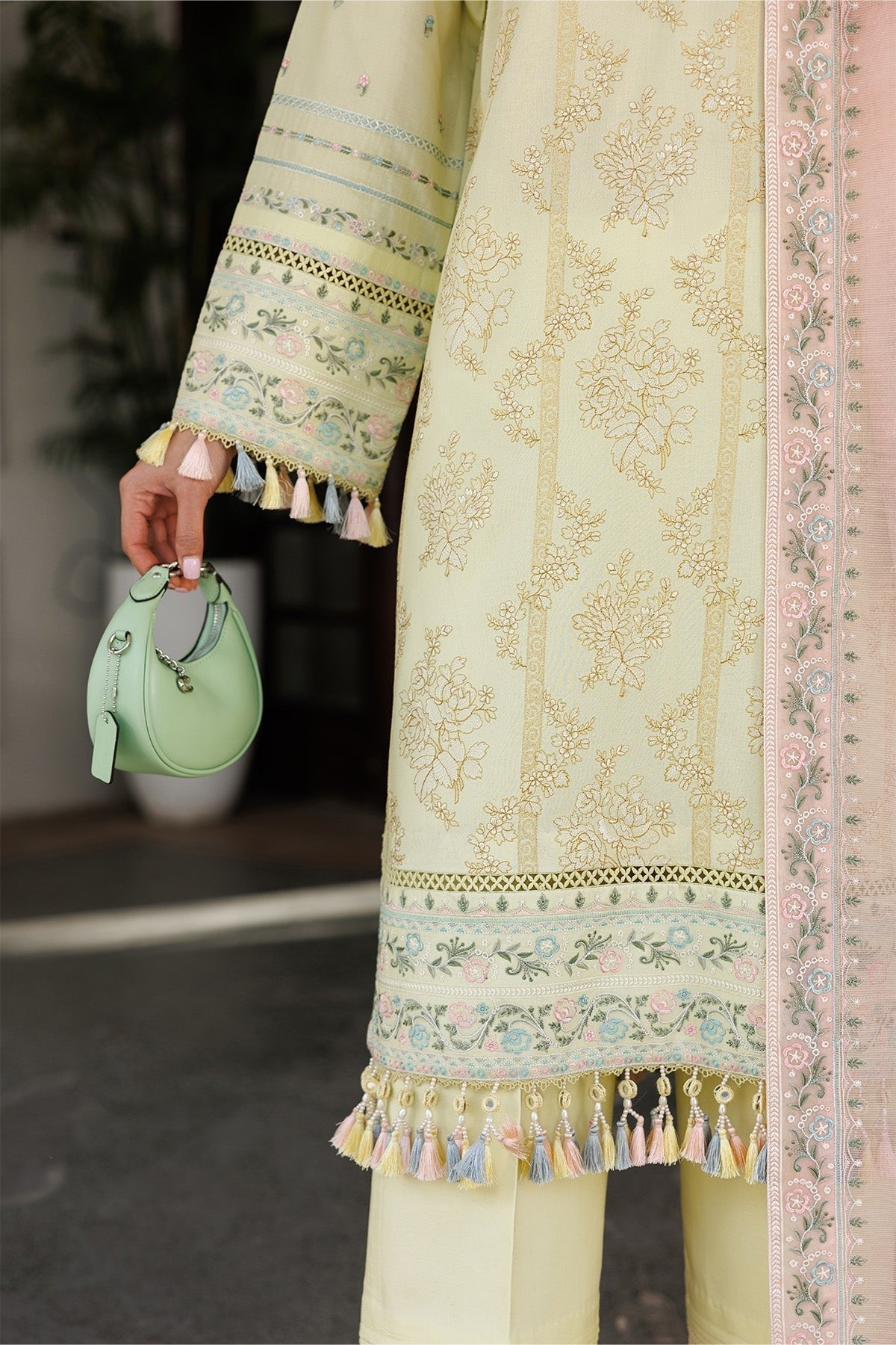 Alizeh | Eid Festive Lawn | AF-EL-7054-Faha-Brand:Alizeh-Type:Ladies Clothes-Mint-Lawn-House of Maryam- Buy in UK, USA
