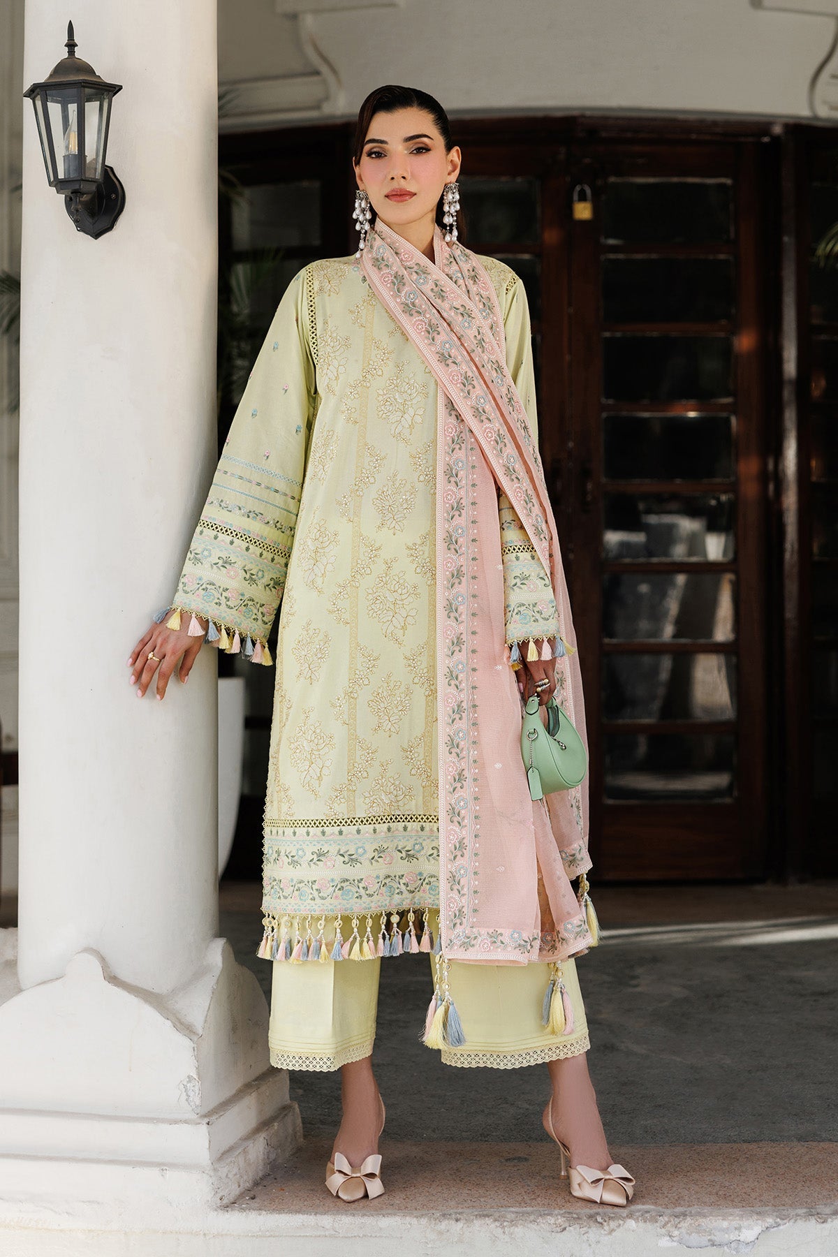 Alizeh | Eid Festive Lawn | AF-EL-7054-Faha-Brand:Alizeh-Type:Ladies Clothes-Mint-Lawn-House of Maryam- Buy in UK, USA