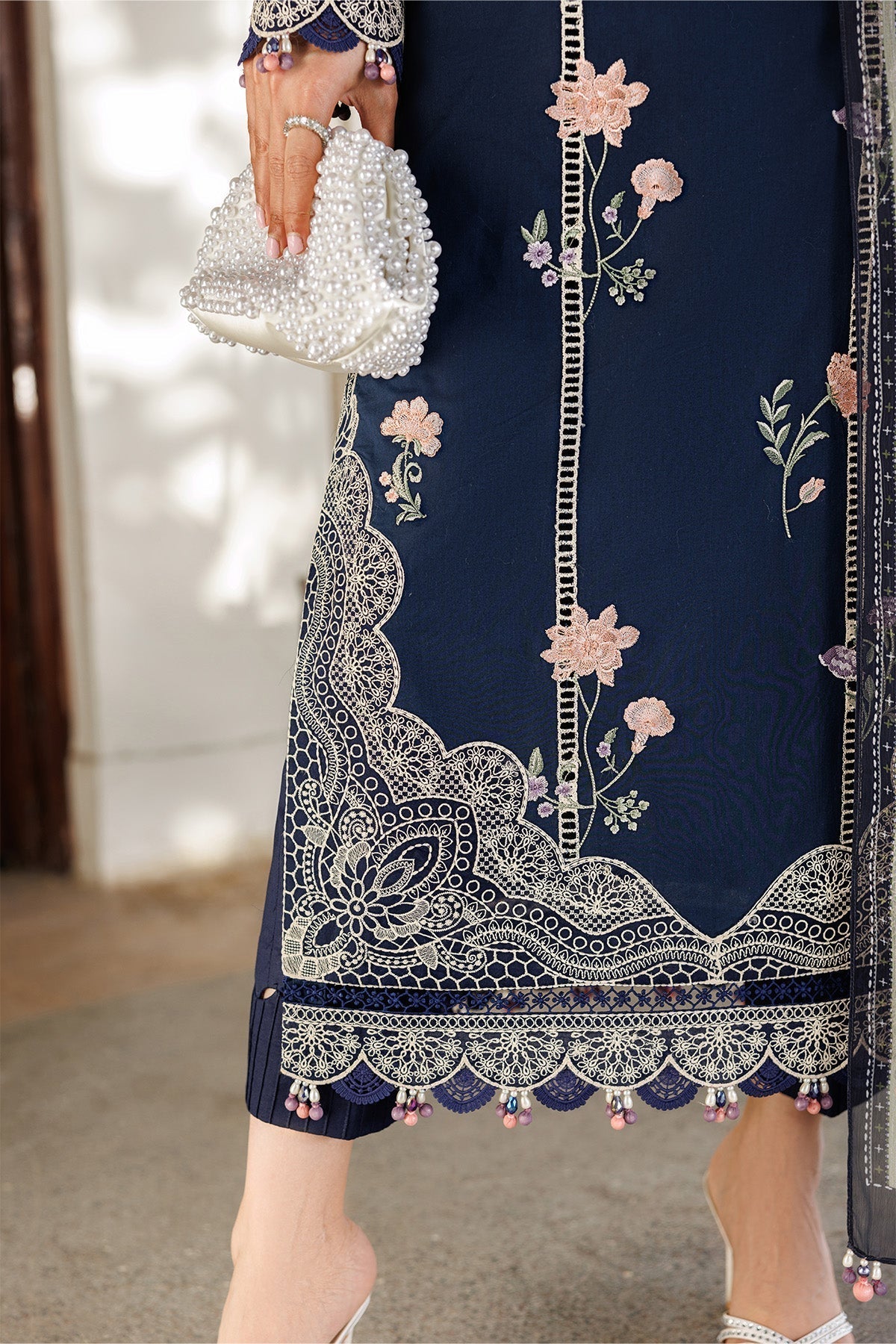Alizeh | Eid Festive Lawn | AF-EL-7055-Carol-Brand:Alizeh-Type:Ladies Clothes-Midnight Blue-Lawn-House of Maryam- Buy in UK, USA