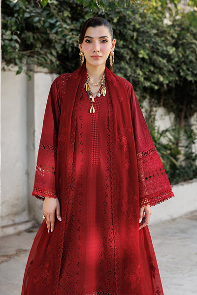 Alizeh | Eid Festive Lawn |AF-EL-7057-Zade-Brand:Alizeh-Type:Ladies Clothes-Maroon-Lawn-House of Maryam- Buy in UK, USA