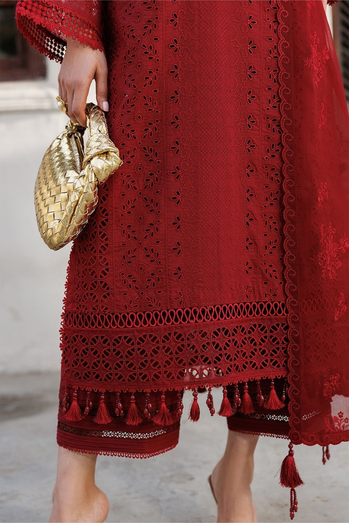 Alizeh | Eid Festive Lawn |AF-EL-7057-Zade-Brand:Alizeh-Type:Ladies Clothes-Maroon-Lawn-House of Maryam- Buy in UK, USA