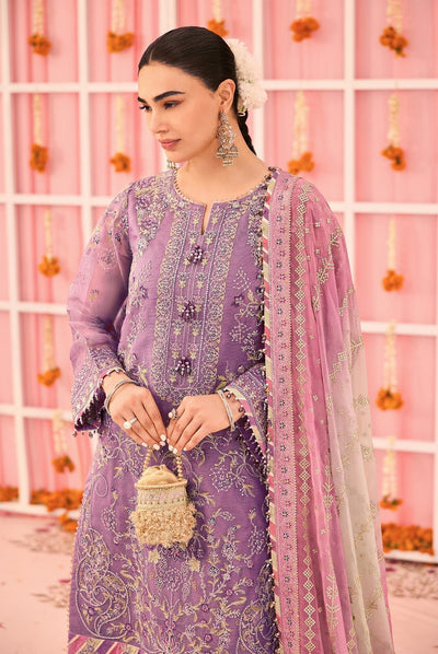 Alizeh | Shehnai The Festive Edit | AF-ZN-2220-Zari-Brand:Alizeh-Type:Ladies Clothes-Plum-Zari Net-House of Maryam- Buy in UK, USA