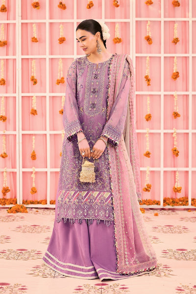 Alizeh | Shehnai The Festive Edit | AF-ZN-2220-Zari-Brand:Alizeh-Type:Ladies Clothes-Plum-Zari Net-House of Maryam- Buy in UK, USA