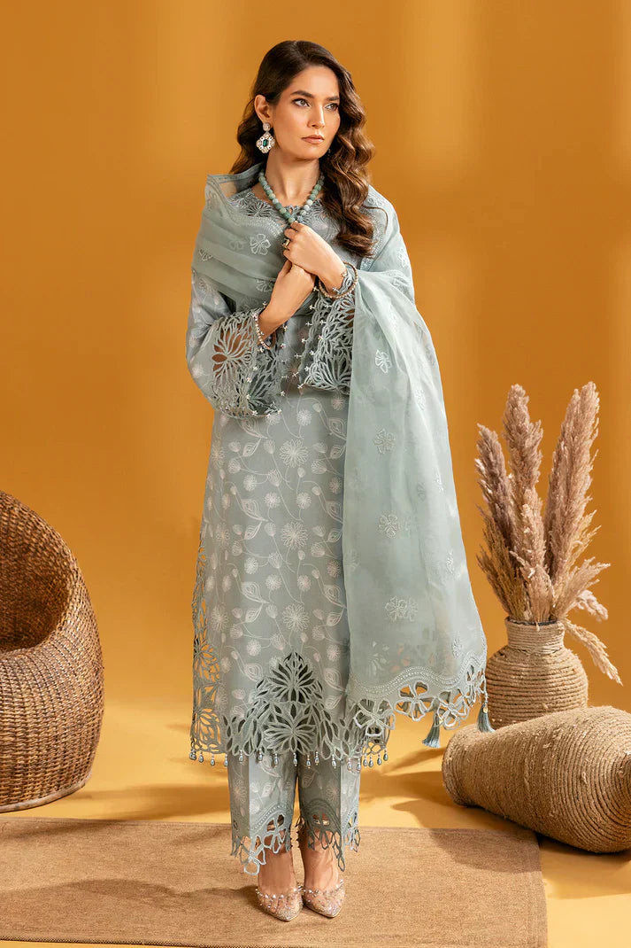 Alizeh | Maahi Embroidered Lawn | Nyra -  Alizeh Luxury -  House of Maryam