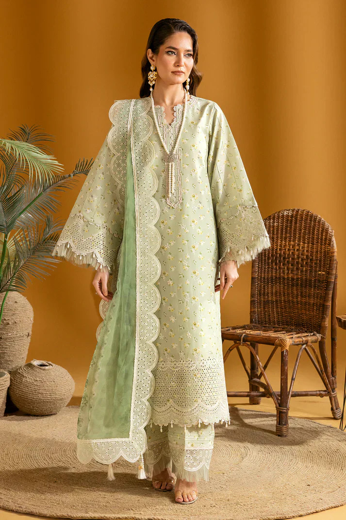 Alizeh | Maahi Embroidered Lawn | Ziva -  Alizeh Luxury - Original Designer Dress - House of Maryam