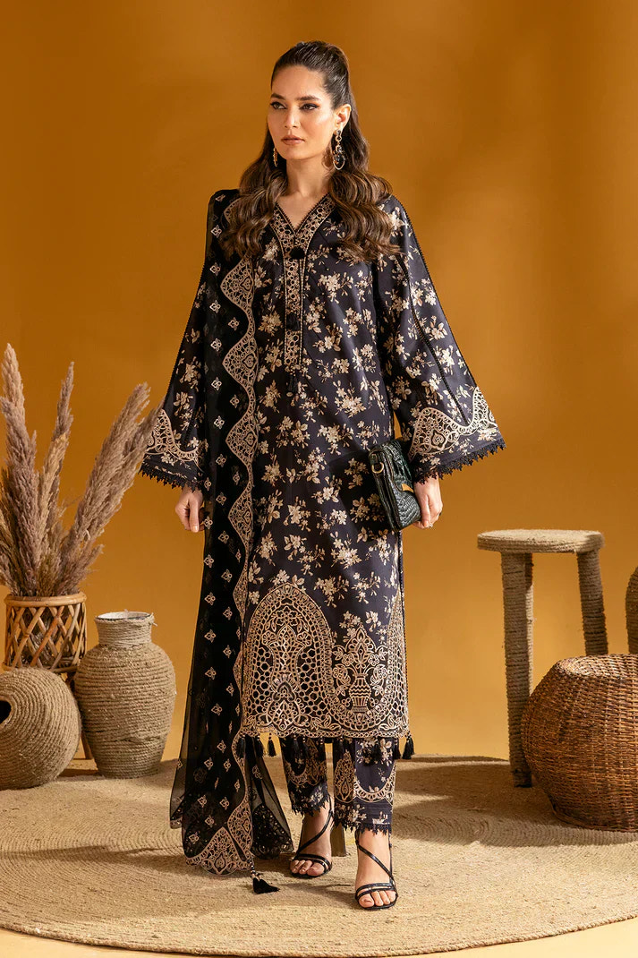 Alizeh | Maahi Embroidered Lawn | Tara -  Alizeh Luxury - Original Designer Dress - House of Maryam