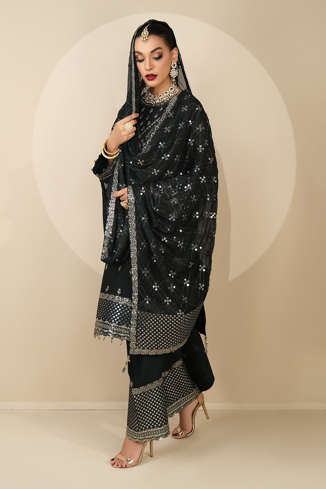 Alizeh | Formals Collection | MINERVA UF-V03D04 -  Alizeh Formal - Original Designer Dress - House of Maryam