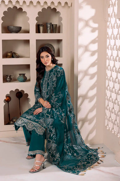 Alizeh | Dua Formals 23 | DUA-V01D02B- LYRA ( ZINC ) -  Alizeh Formal - Original Designer Dress - House of Maryam