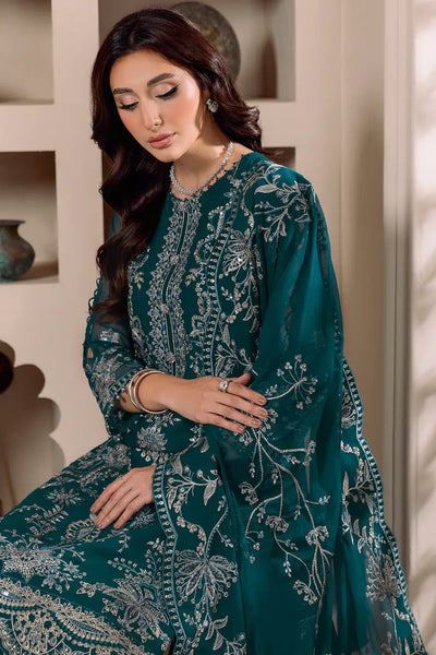 Alizeh | Dua Formals 23 | DUA-V01D02B- LYRA ( ZINC ) -  Alizeh Formal - Original Designer Dress - House of Maryam