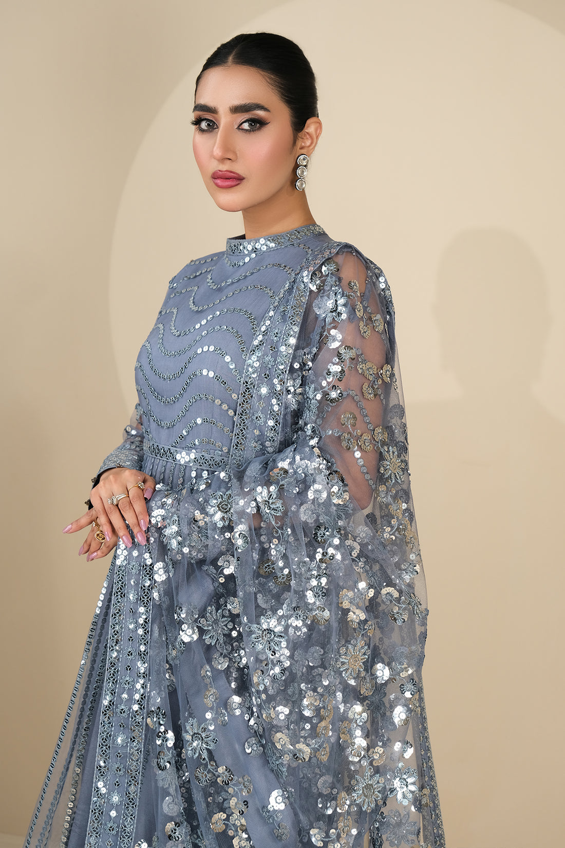 Alizeh | Formals Collection | SEFA UF-V03D02 -  Alizeh Formal - Original Designer Dress - House of Maryam