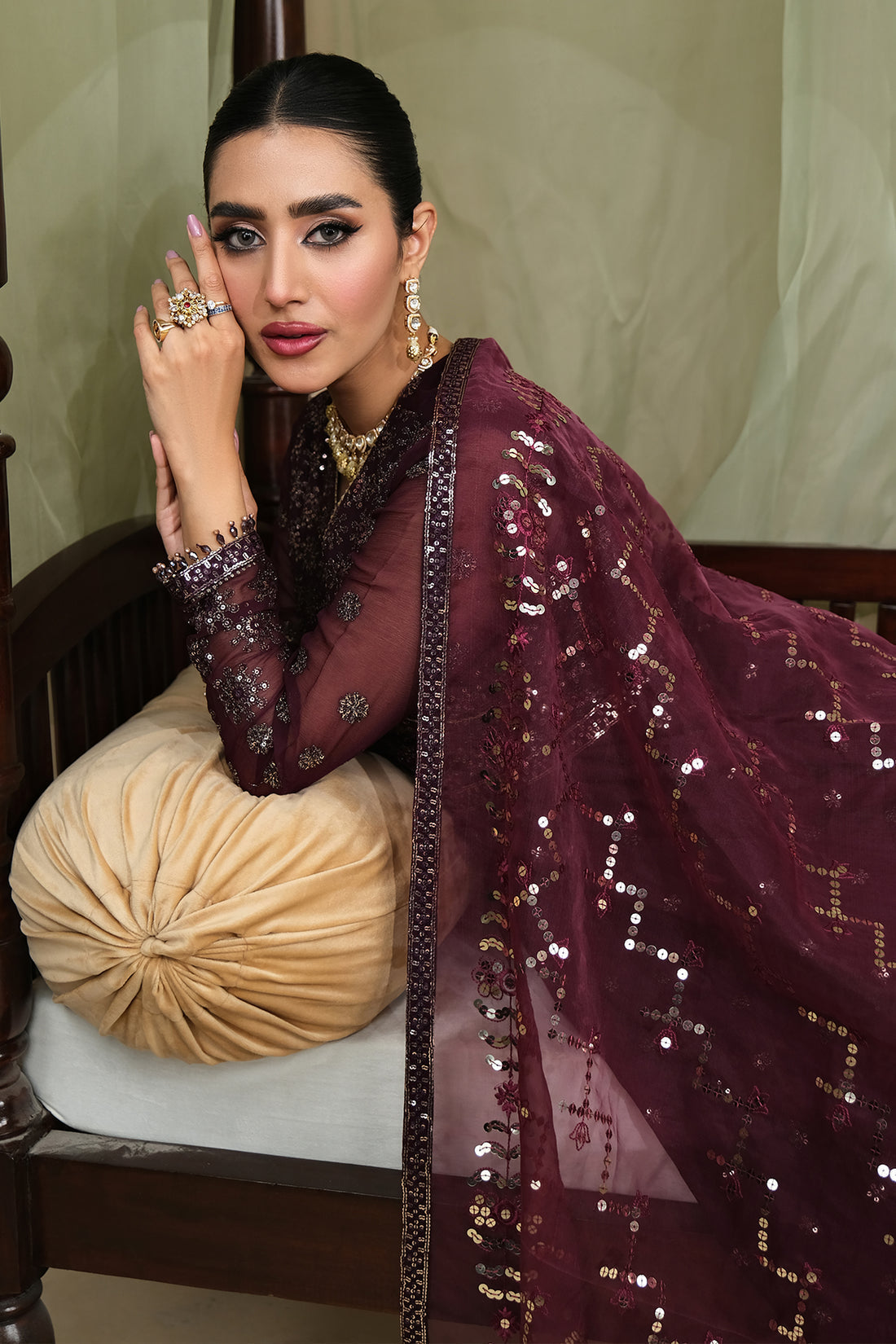 Alizeh | Formals Collection | ZURI UF-V03D03 -  Alizeh Formal - Original Designer Dress - House of Maryam
