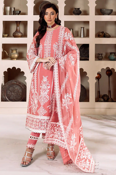 Alizeh | Dua Formals 23 | DUA-V01D04B- MEHRUNISA ( PINK ) -  Alizeh Formal - Original Designer Dress - House of Maryam