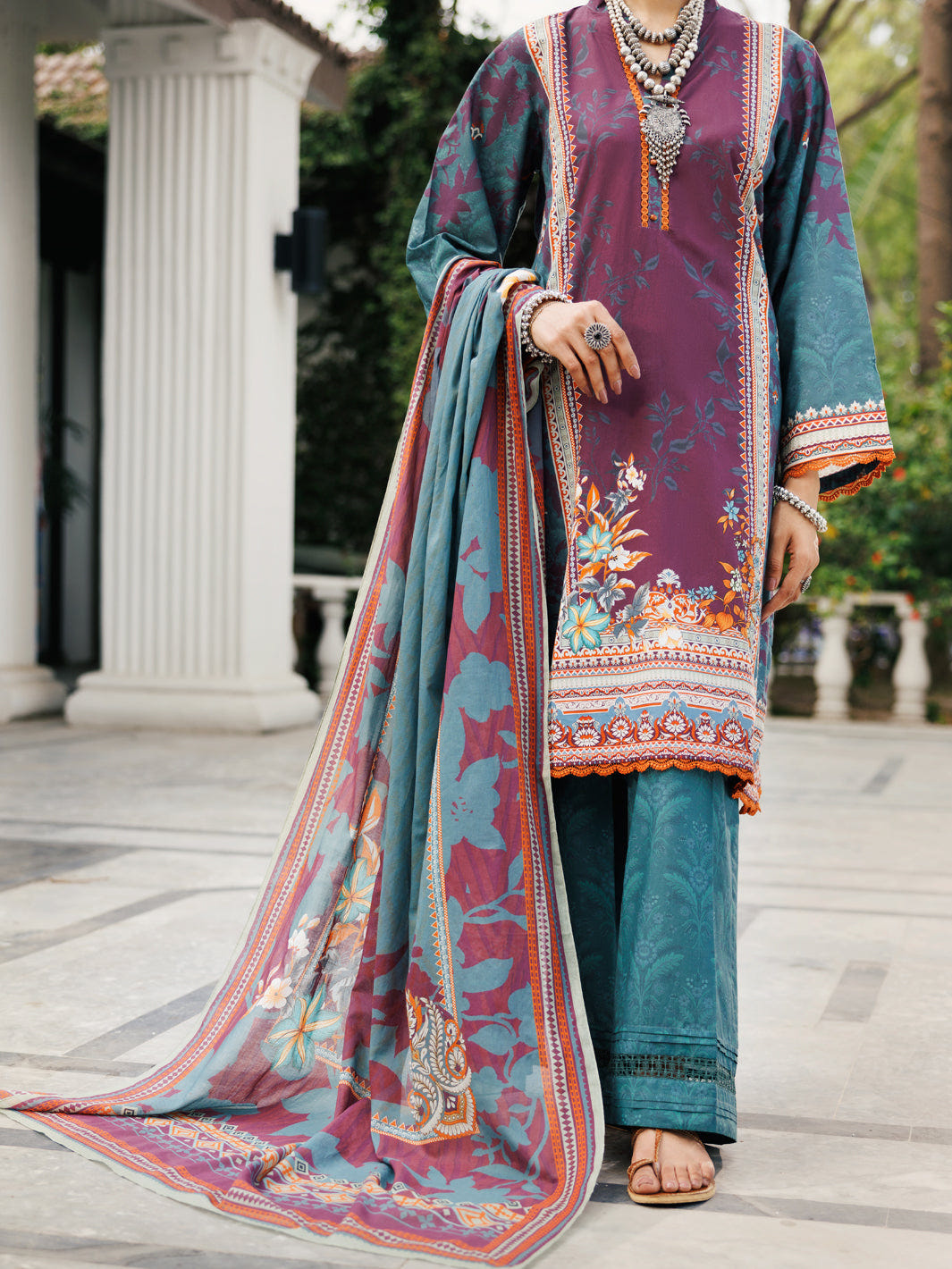Almirah | Traditional Tale | ALP-3PS-2119 -  Almirah Ladies Clothes - Original Designer Dress - House of Maryam