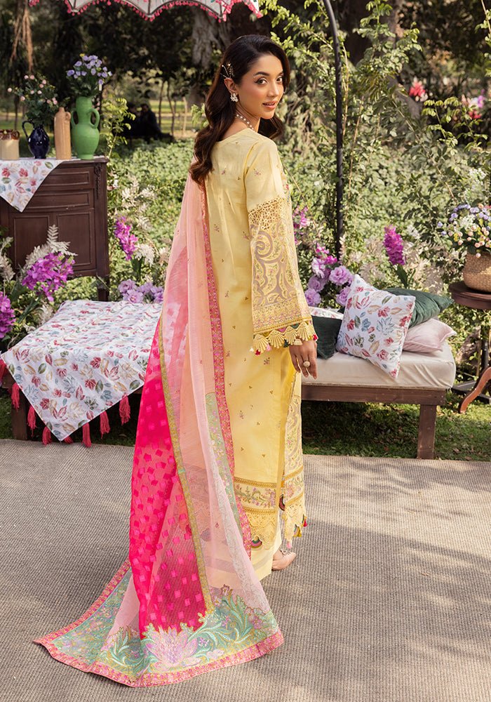 Altan | Garden of grace | ALT-06 Sunkissed Medow-Brand:Altan-Type:Ladies Clothes-Maize Yellow-Lawn-House of Maryam- Buy in UK, USA