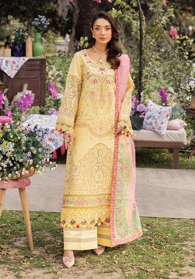 Altan | Garden of grace | ALT-06 Sunkissed Medow-Brand:Altan-Type:Ladies Clothes-Maize Yellow-Lawn-House of Maryam- Buy in UK, USA