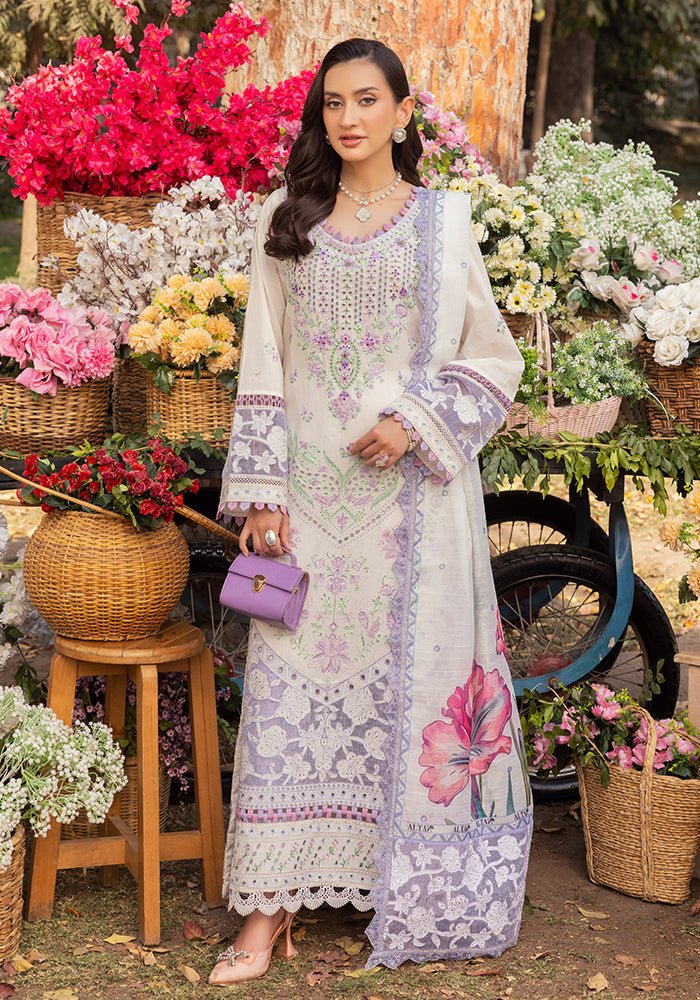 Altan | Garden of grace | ALT-07 Marigold Muse-Brand:Altan-Type:Ladies Clothes-Off White-Lawn-House of Maryam- Buy in UK, USA