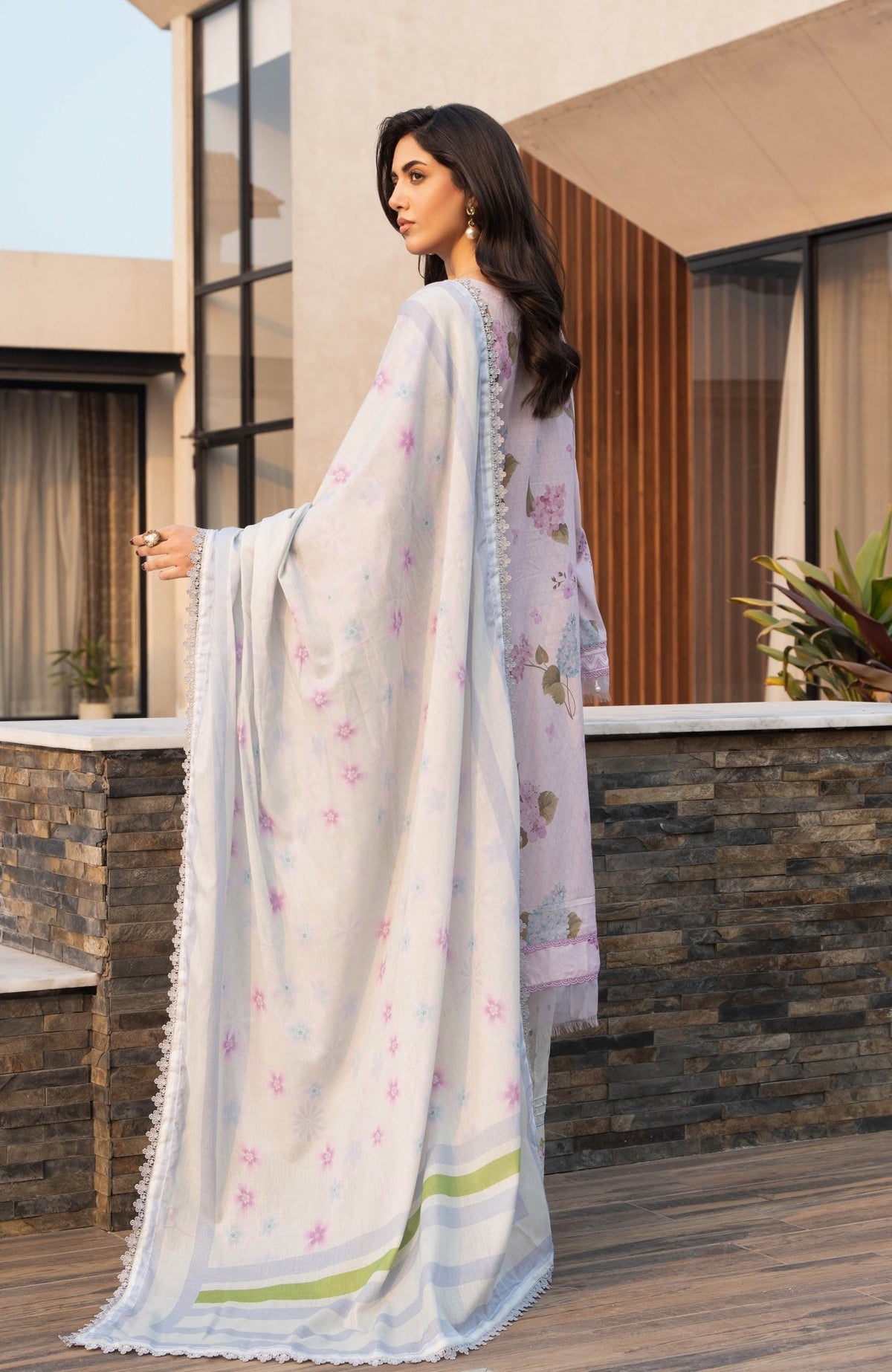 Alzohaib | Premium Prints 25 | AZP-25-07-Brand:Alzohaib-Type:Ladies Clothes-Lavender Pinocchio-Digital Printed-House of Maryam- Buy in UK, USA