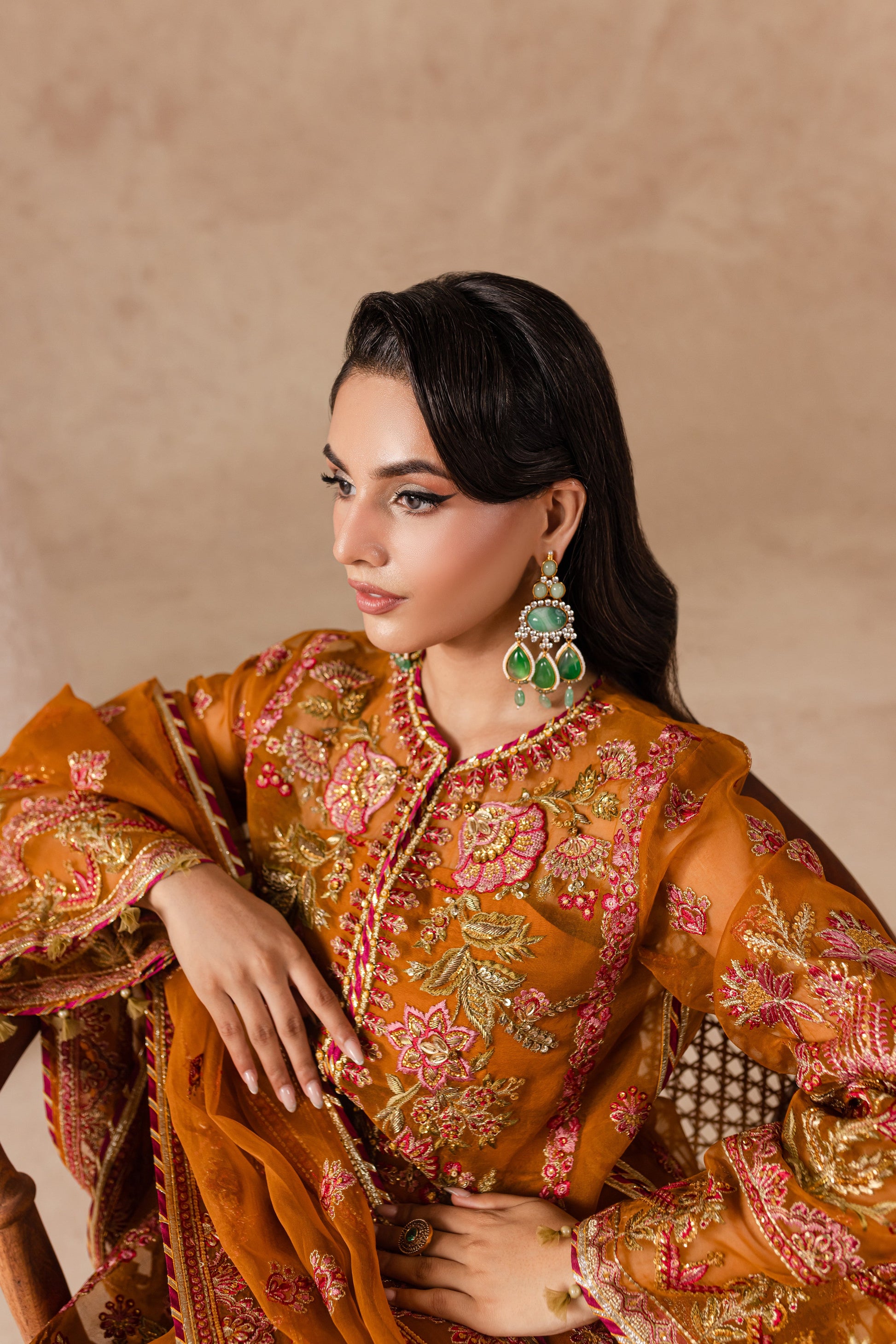 Imran Ramzan | Chèrie | Amber Mist -  Imran Ramzan Clothing -  House of Maryam