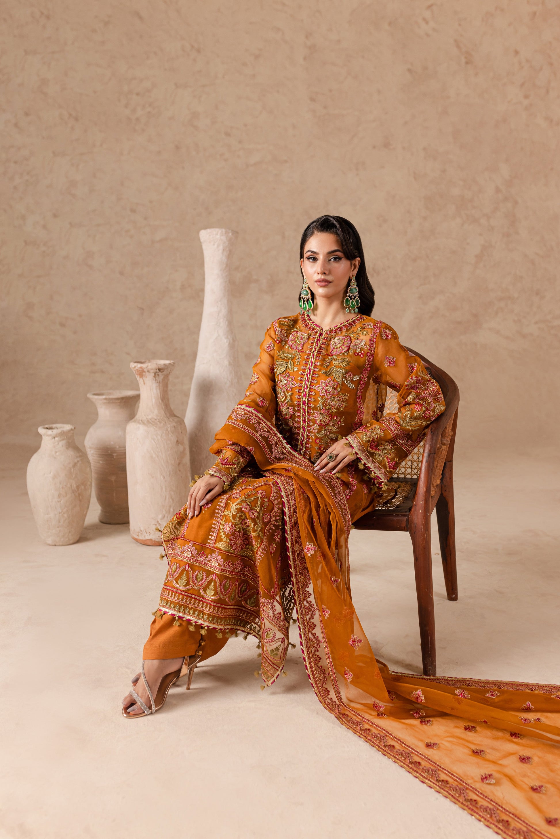 Imran Ramzan | Chèrie | Amber Mist by Designer Imran Ramzan - House of Maryam - Pakistani Designer Ethnic Wear in {{ shop.shopifyCountryName }}