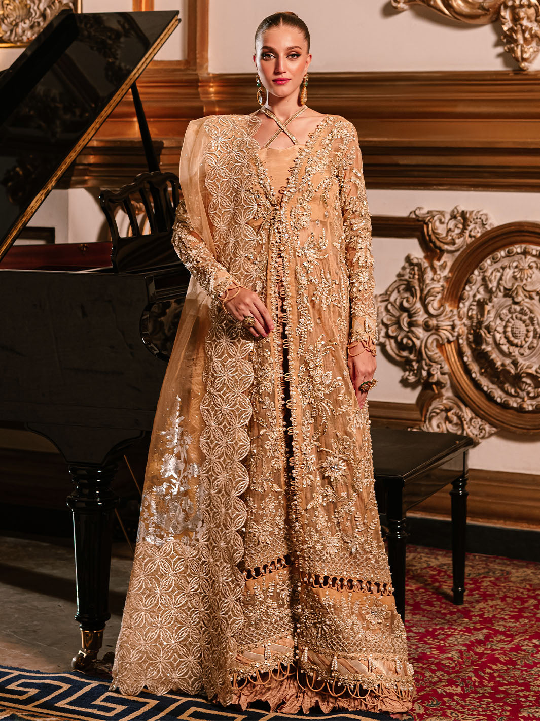 Parishay | Cindrella Luxury Formals | AMBRE by Designer Parishay - House of Maryam - Pakistani Designer Ethnic Wear in {{ shop.shopifyCountryName }}