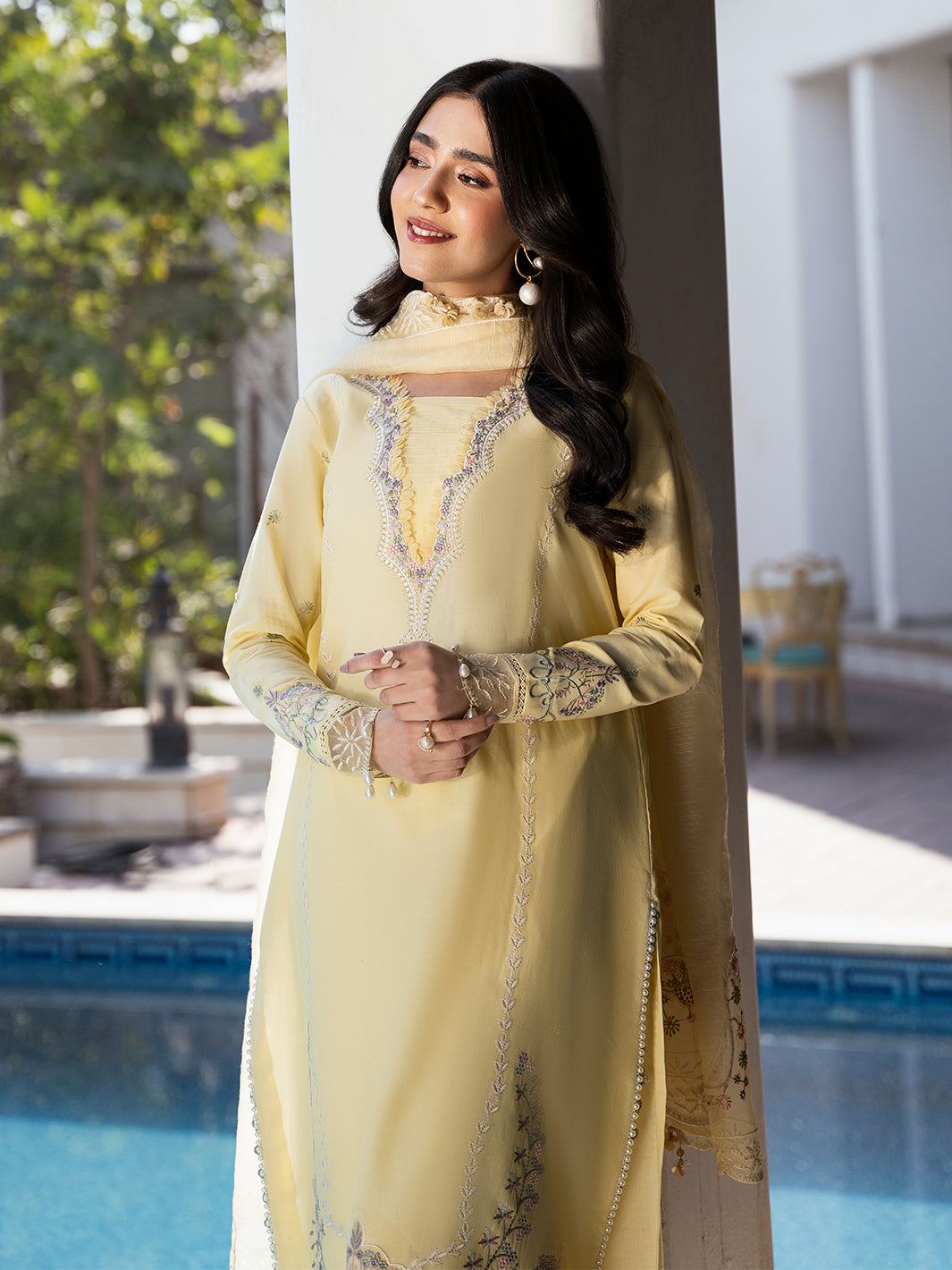 Izel | Mahveen Festive Lawn 25 | AMEL -  Izel Ladies Clothes - Original Designer Dress - House of Maryam