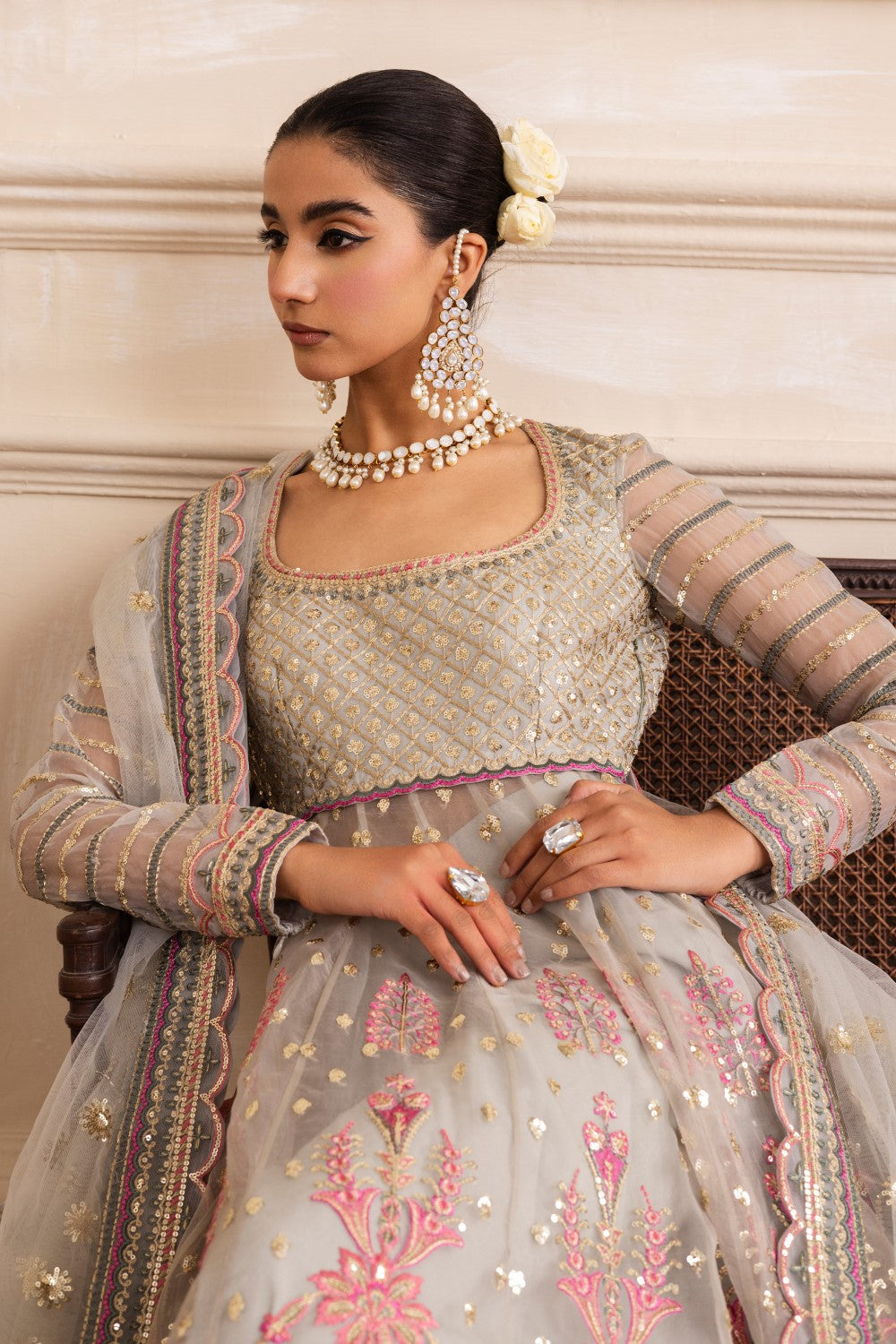 Maryum N Maria | Izara Formals | AMUMET - MW40026 -  Maryum N Maria Ladies Clothes -  House of Maryam