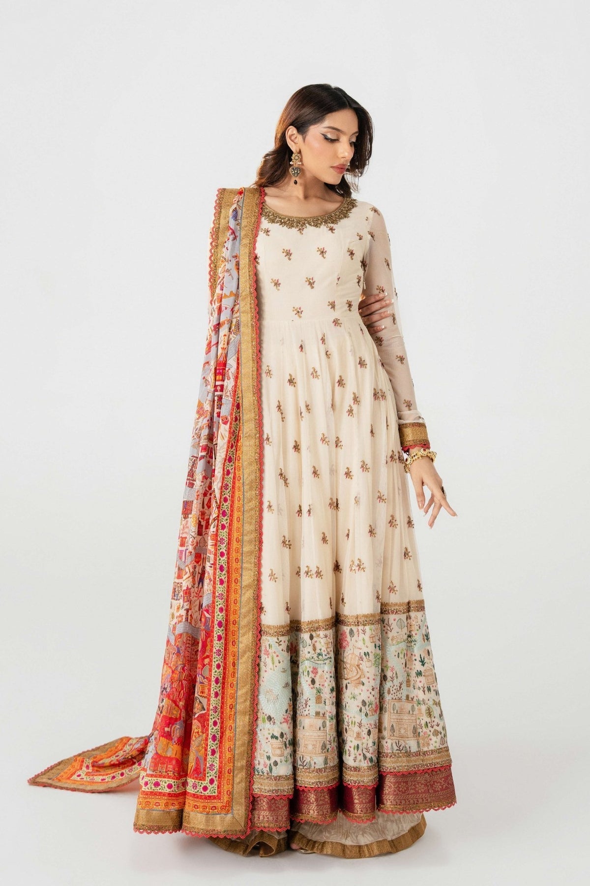 Fahad Hussayn | Jalsa Ghar | Angora -  Fahad Hussayn Ladies Clothes - Original Designer Dress - House of Maryam