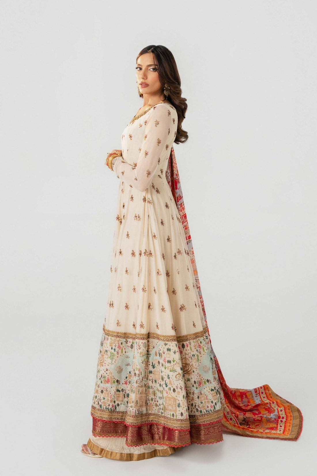 Fahad Hussayn | Jalsa Ghar | Angora -  Fahad Hussayn Ladies Clothes - Original Designer Dress - House of Maryam