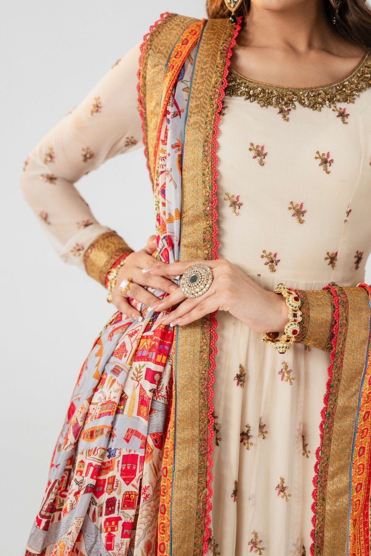 Fahad Hussayn | Jalsa Ghar | Angora -  Fahad Hussayn Ladies Clothes - Original Designer Dress - House of Maryam