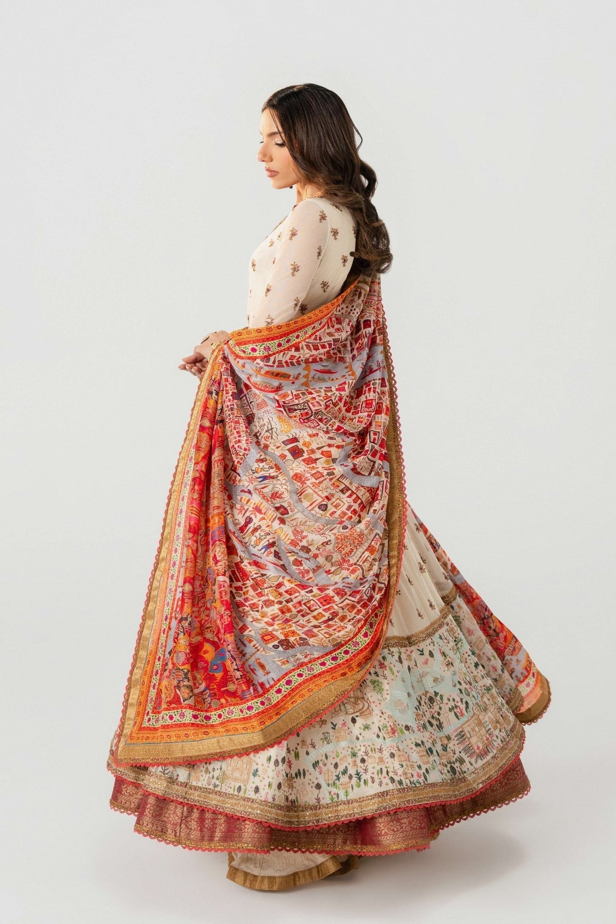 Fahad Hussayn | Jalsa Ghar | Angora -  Fahad Hussayn Ladies Clothes - Original Designer Dress - House of Maryam