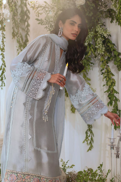 Annus Abrar | Lumi Eid Edit | Anural-Brand:Annus Abrar-Type:Ladies Clothes-Powder Blue-Silk-House of Maryam- Buy in UK, USA