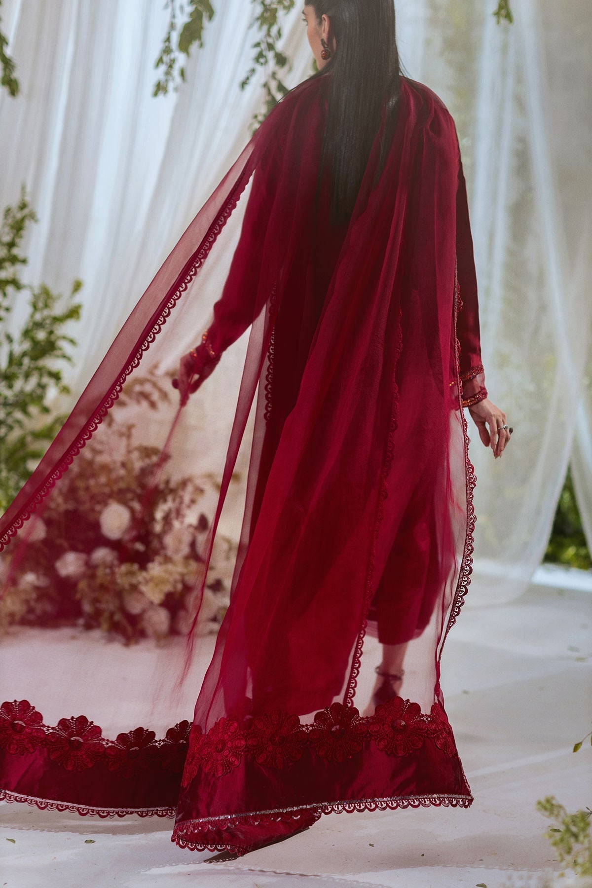 Annus Abrar | Lumi Eid Edit | Layaan-Brand:Annus Abrar-Type:Ladies Clothes-Berry-Silk-House of Maryam- Buy in UK, USA