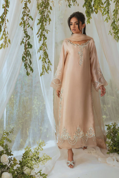 Annus Abrar | Lumi Eid Edit | Meysana-Brand:Annus Abrar-Type:Ladies Clothes-Nude-Silk-House of Maryam- Buy in UK, USA