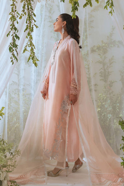 Annus Abrar | Lumi Eid Edit | Nayimah-Brand:Annus Abrar-Type:Ladies Clothes-Pale Peach-Silk-House of Maryam- Buy in UK, USA