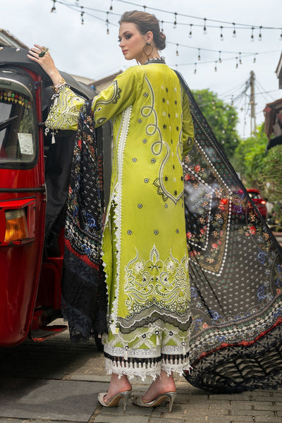 Annus Abrar | Neroli Luxury Lawn | Rutaba-Brand:Annus Abrar-Type:Ladies Clothes-Lime-Lawn-House of Maryam- Buy in UK, USA