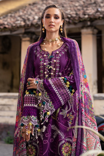 Annus Abrar | Neroli Luxury Lawn | Zoila-Brand:Annus Abrar-Type:Ladies Clothes-Purple-Lawn-House of Maryam- Buy in UK, USA