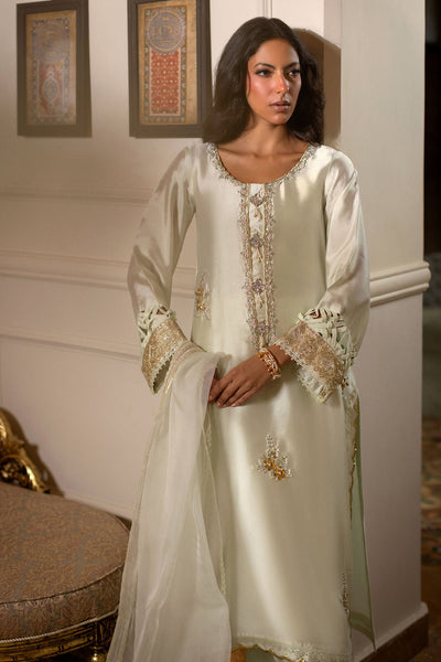 Annus Abrar | Zeh Eid Edit | Arina-Brand:Annus Abrar-Type:Ladies Clothes-Off White-Sheesha Silk-House of Maryam- Buy in UK, USA