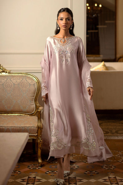 Annus Abrar | Zeh Eid Edit | Leyana-Brand:Annus Abrar-Type:Ladies Clothes-Mauve-Sheesha Silk-House of Maryam- Buy in UK, USA