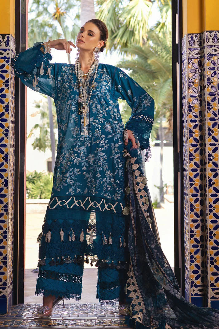 Annus Abrar | Neroli Luxury Lawn | Riba by Annus Abrar - House of Maryam