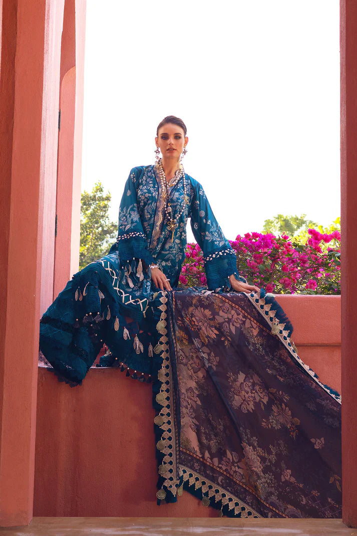 Annus Abrar | Neroli Luxury Lawn | Riba by Annus Abrar - House of Maryam