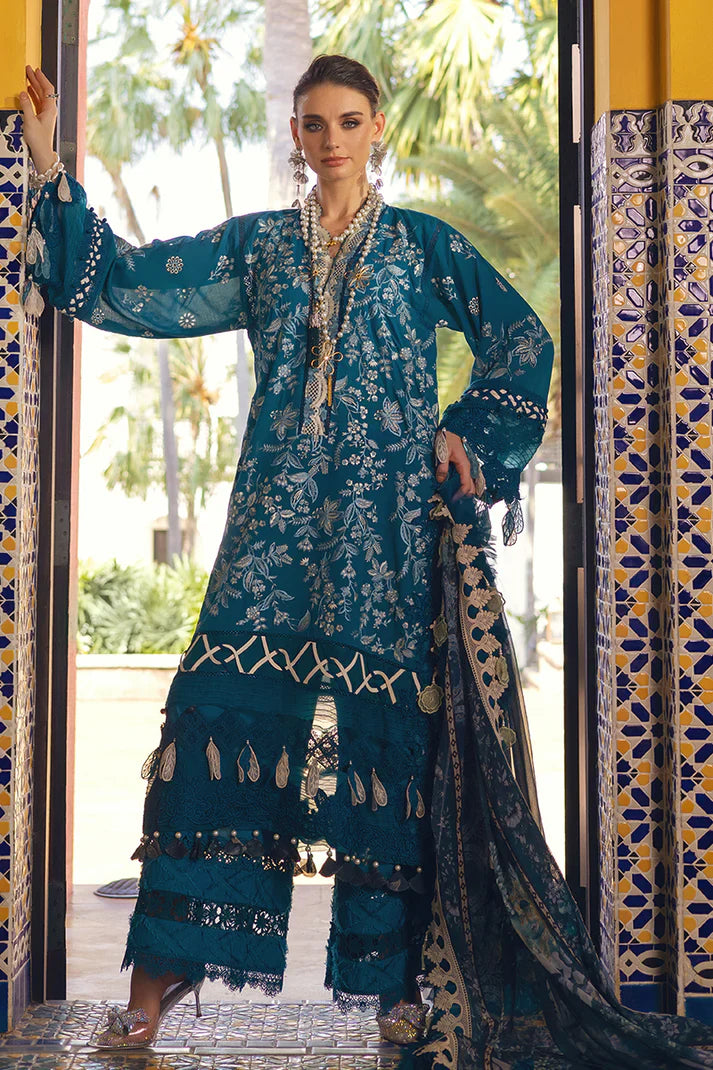 Annus Abrar | Neroli Luxury Lawn | Riba by Annus Abrar - House of Maryam