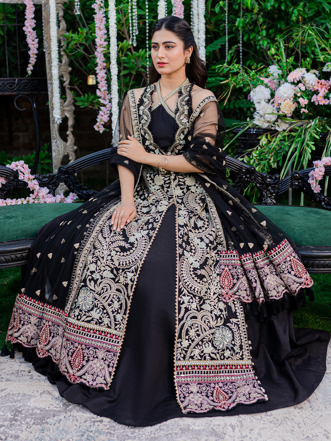 Izel | Heeriye Festive Collection |Surmaya -  Izel Bridal - Original Designer Dress - House of Maryam