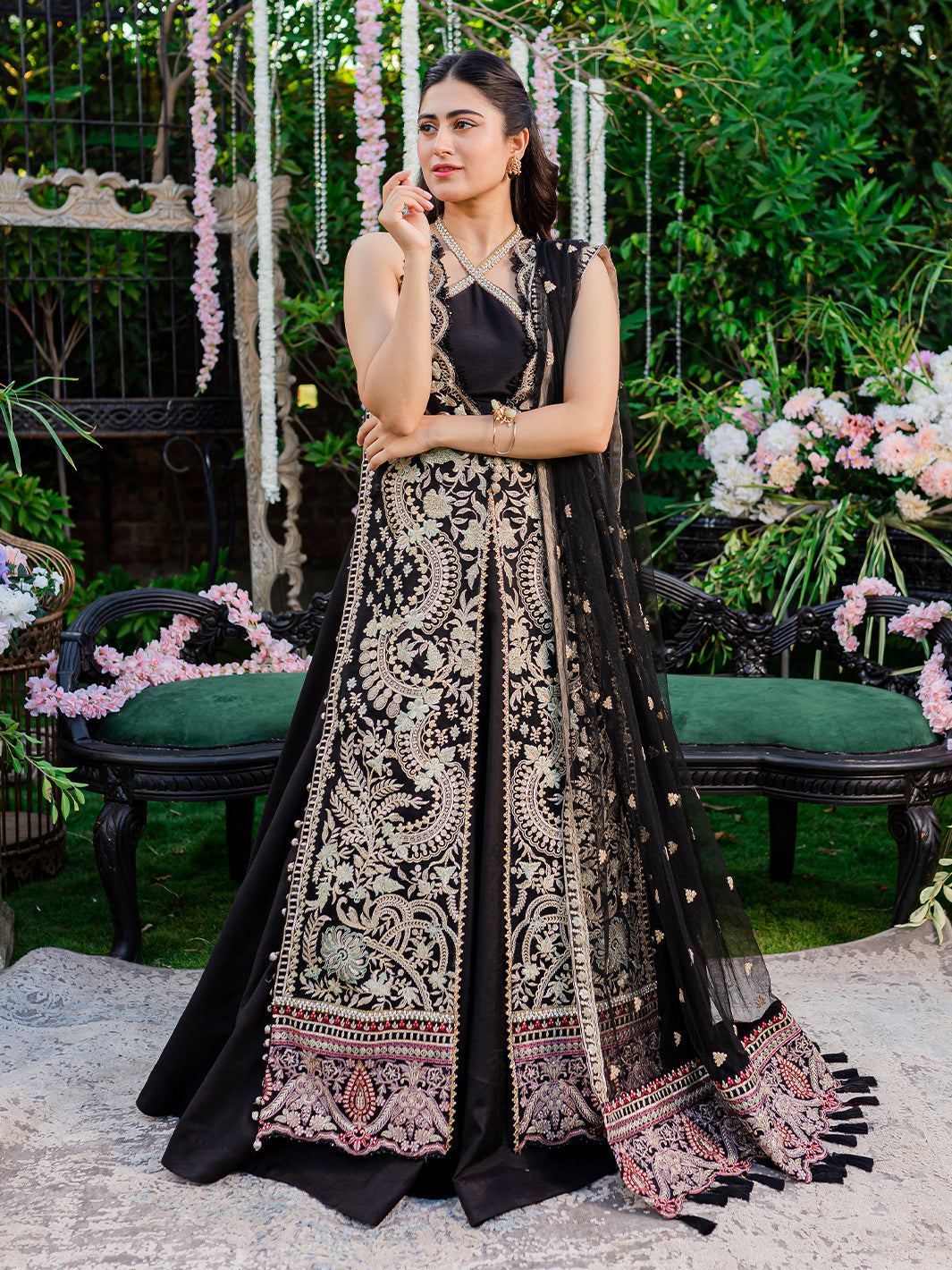 Izel | Heeriye Festive Collection |Surmaya -  Izel Bridal - Original Designer Dress - House of Maryam