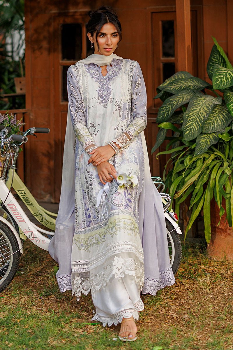 Ansab Jahangir | A Silk Afternoon Luxury Eid Silks 26 | Florina-Brand:Ansab Jahangir-Type:Ladies Clothes-Off White-Raw Silk-House of Maryam- Buy in UK, USA