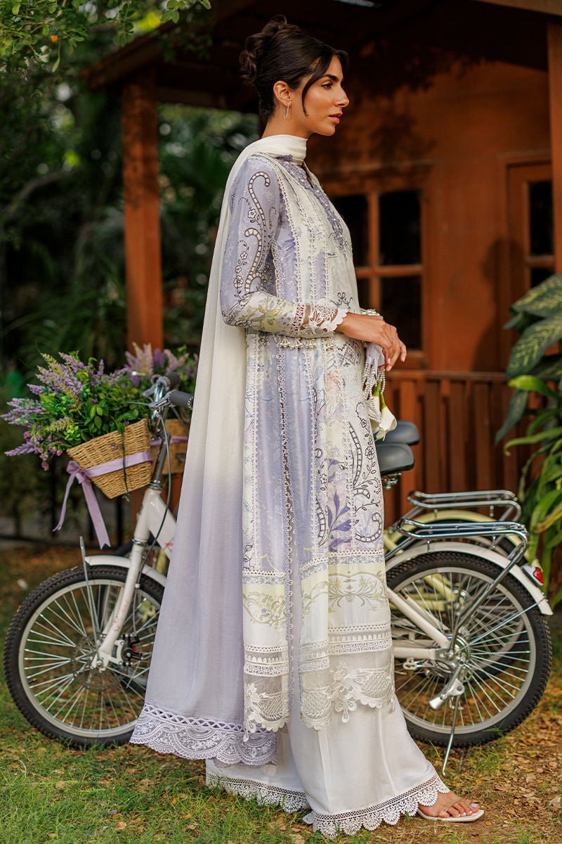 Ansab Jahangir | A Silk Afternoon Luxury Eid Silks 26 | Florina-Brand:Ansab Jahangir-Type:Ladies Clothes-Off White-Raw Silk-House of Maryam- Buy in UK, USA
