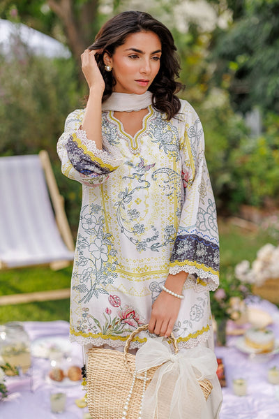 Ansab Jahangir | A Silk Afternoon Luxury Eid Silks 26 | Sunbeam-Brand:Ansab Jahangir-Type:Ladies Clothes-Off White-Raw Silk-House of Maryam- Buy in UK, USA
