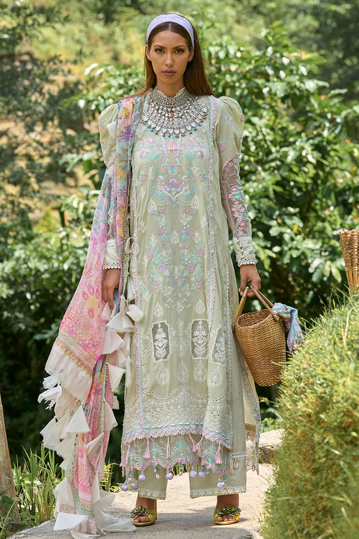 Ansab Jahangir | Zoha Lawn 24 | ANTHURIUM -  Ansab Jahangir Luxury - Original Designer Dress - House of Maryam