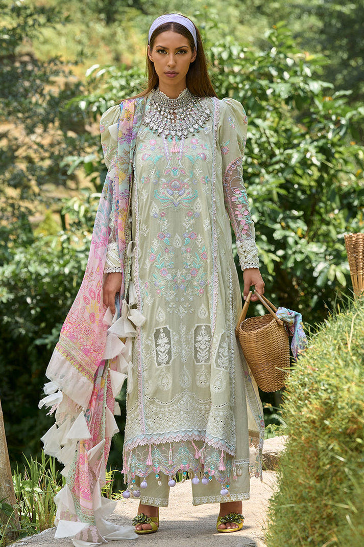 Ansab Jahangir | Zoha Lawn 24 | ANTHURIUM -  Ansab Jahangir Luxury - Original Designer Dress - House of Maryam